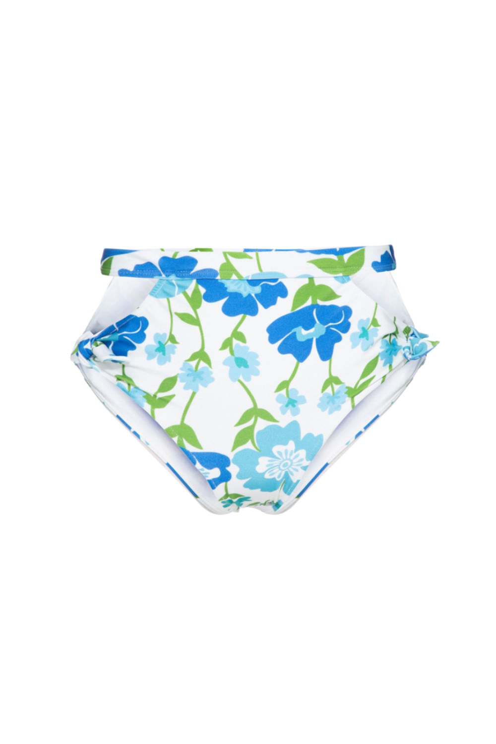 Hot pants laços retrô flower off white