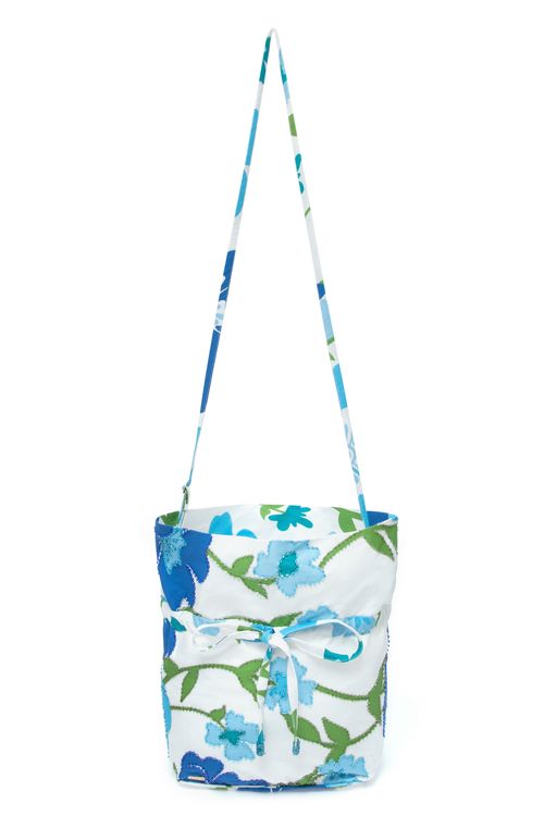 Bolsa retrô flower off white