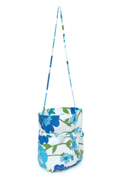 Bolsa retrô flower off white