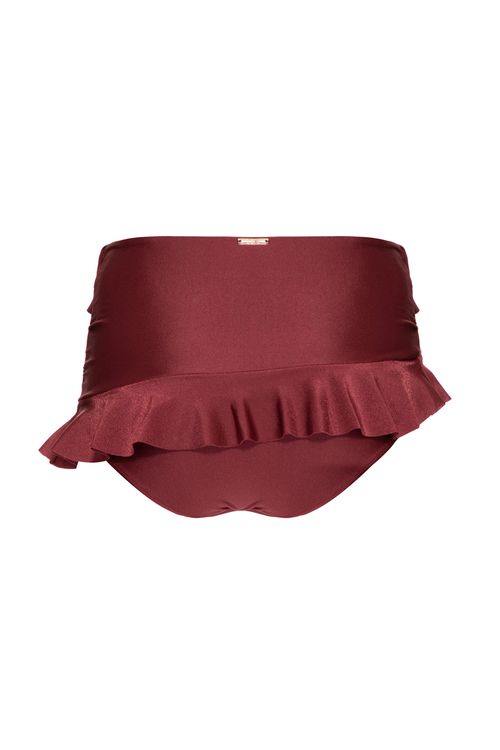 Hot pants babado roxo