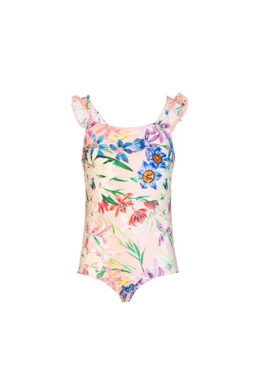 Body alça babados anastacia infantil rosa