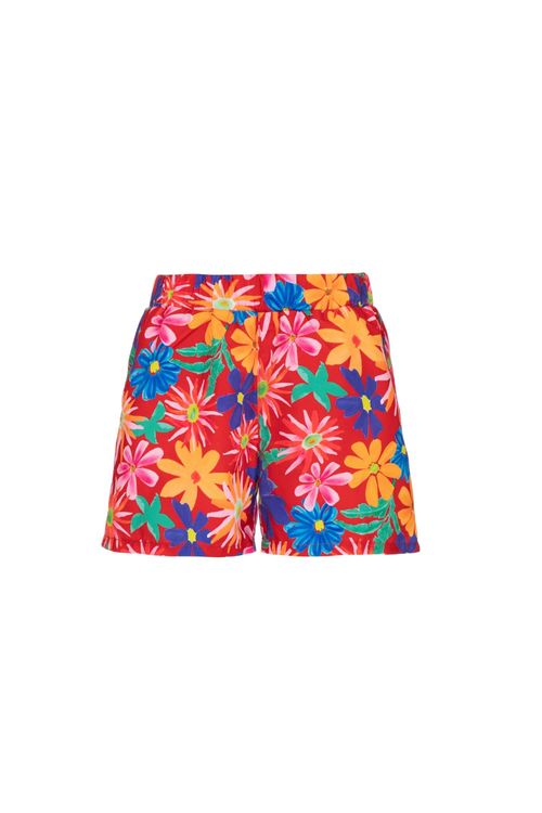 Short daisy infantil masculino vermelho