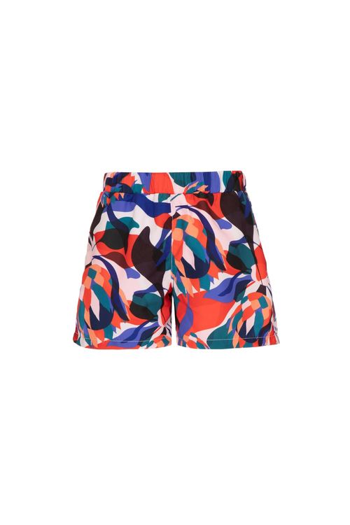 Short protea infantil masculino vermelho
