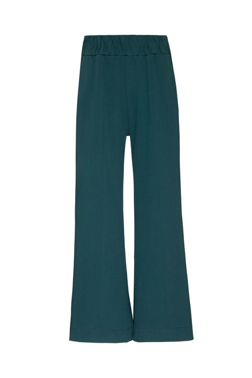 Calça ampla moletom lucy - mães verde