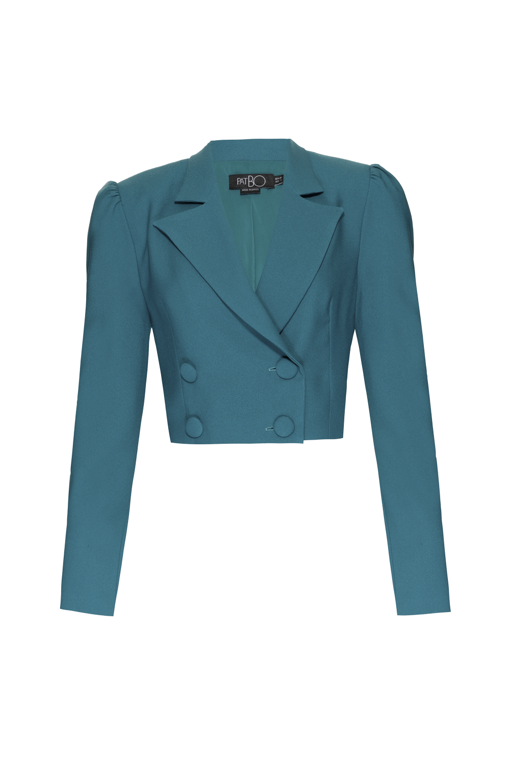 Blazer transpassado crepe desire verde