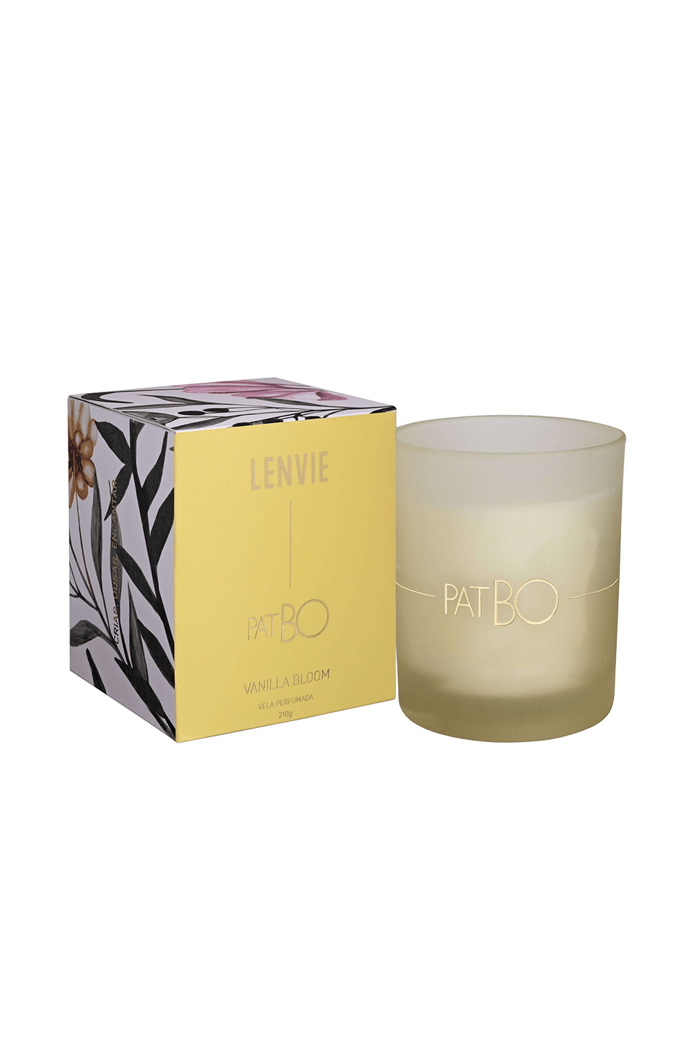 Vela perfumada 210g vanilla bloom