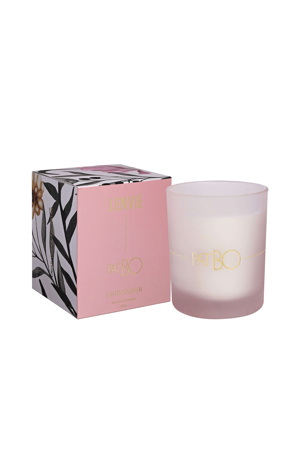 Vela perfumada 210g lotus garden