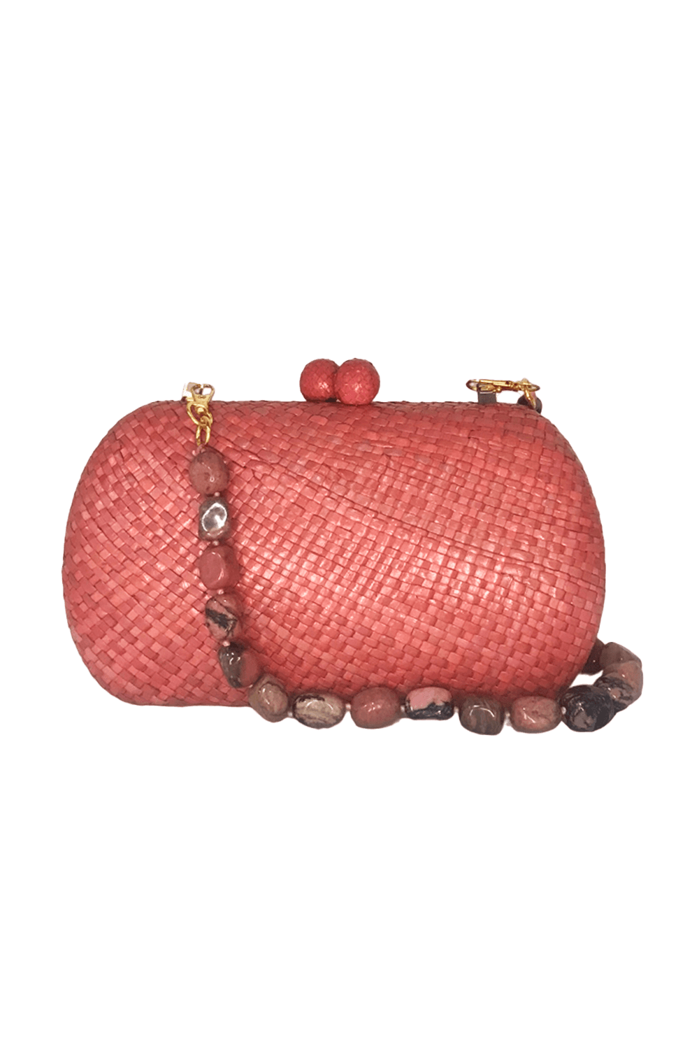 Bolsa clutch clara peach