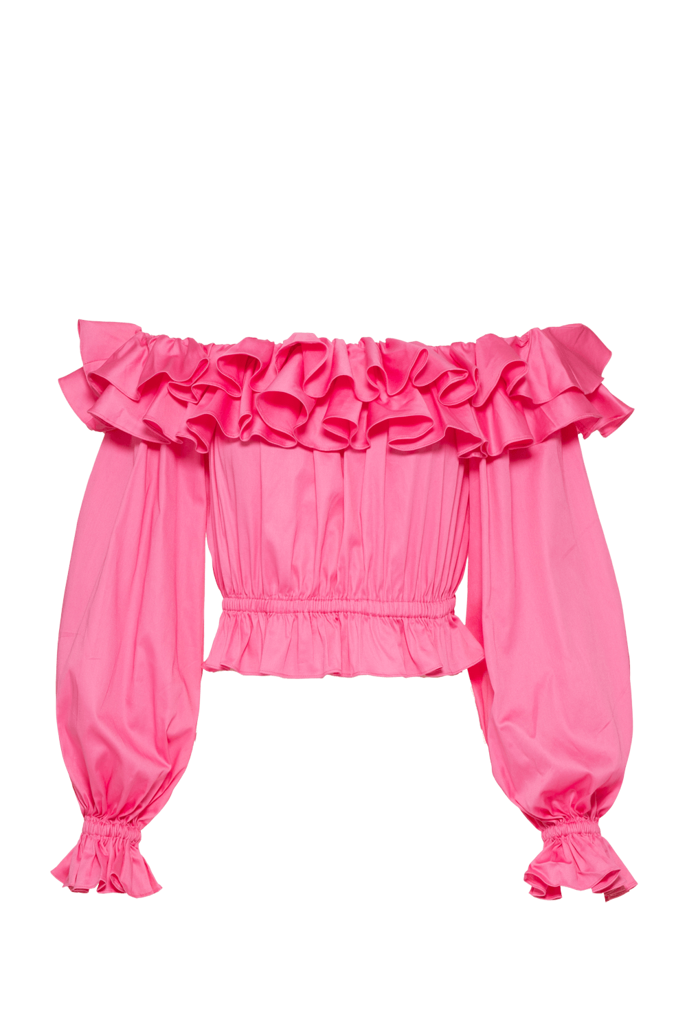 Top cropped tricoline amity pink dream