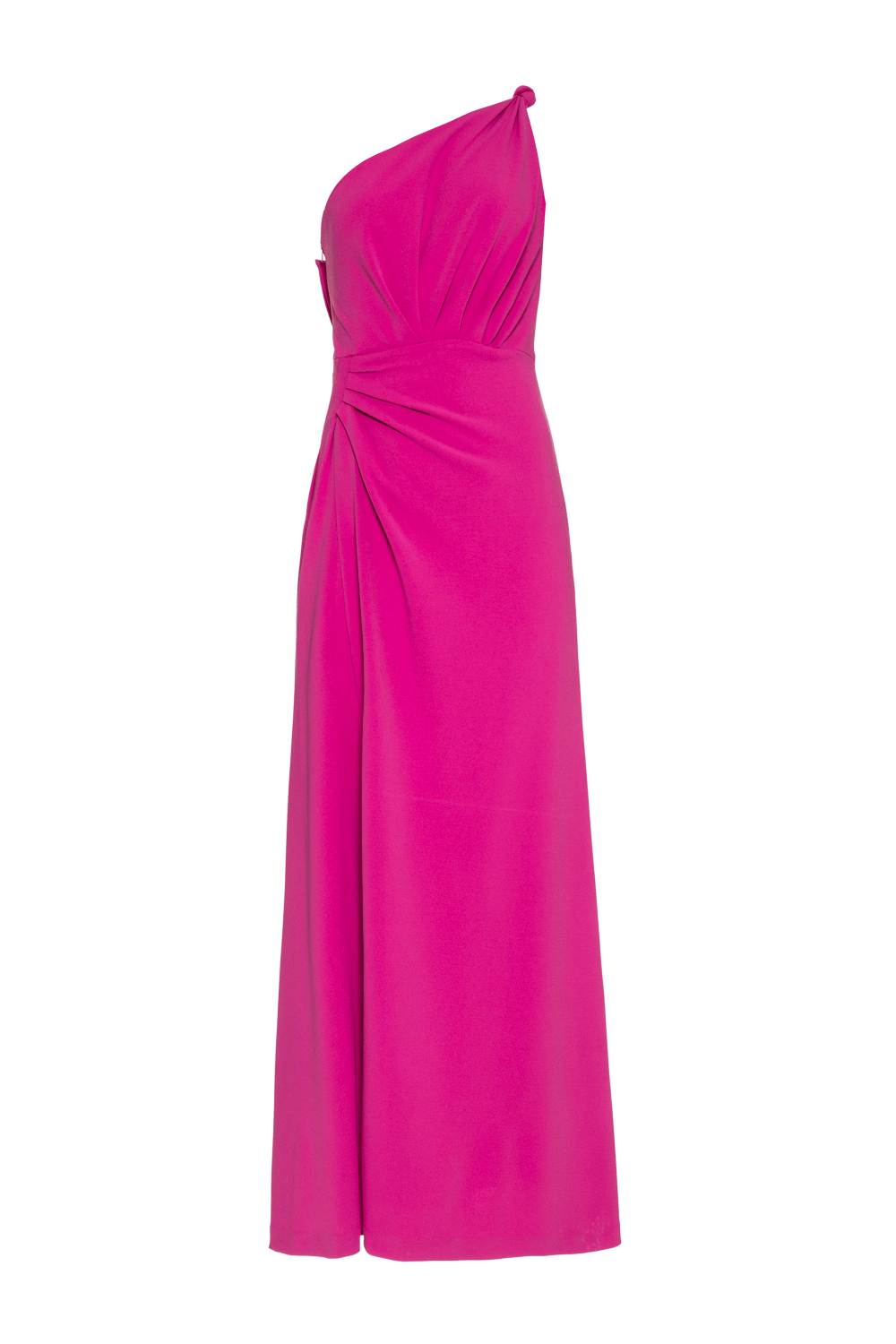 Vestido longo crepe light spot pink