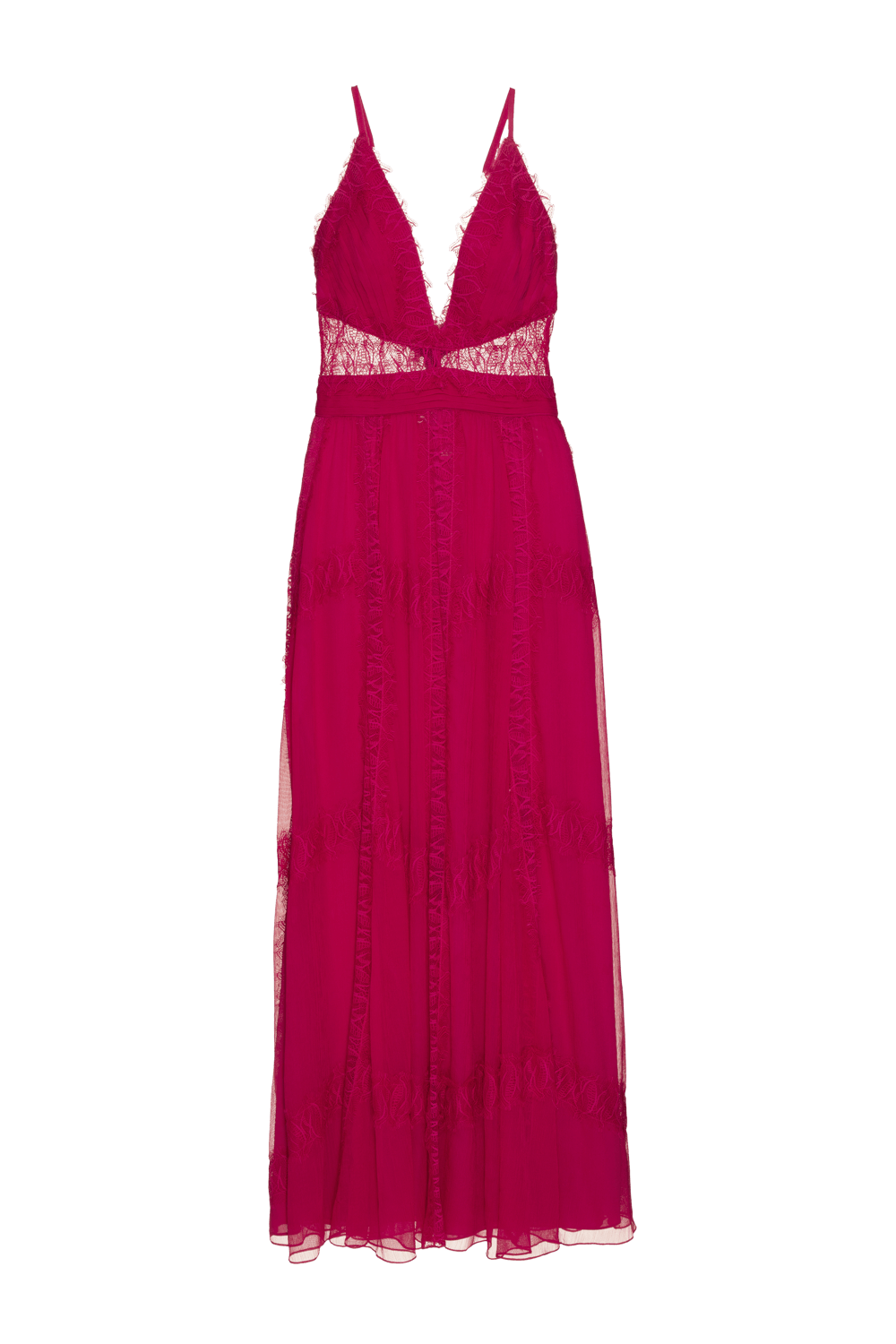 Vestido longo silky grace pink