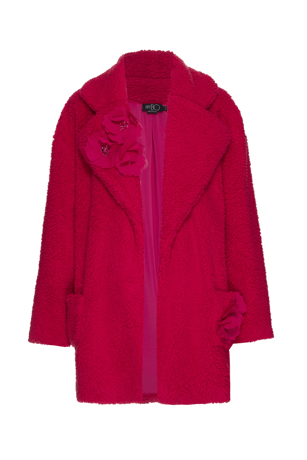 Casaco over colorful faux fur rosa