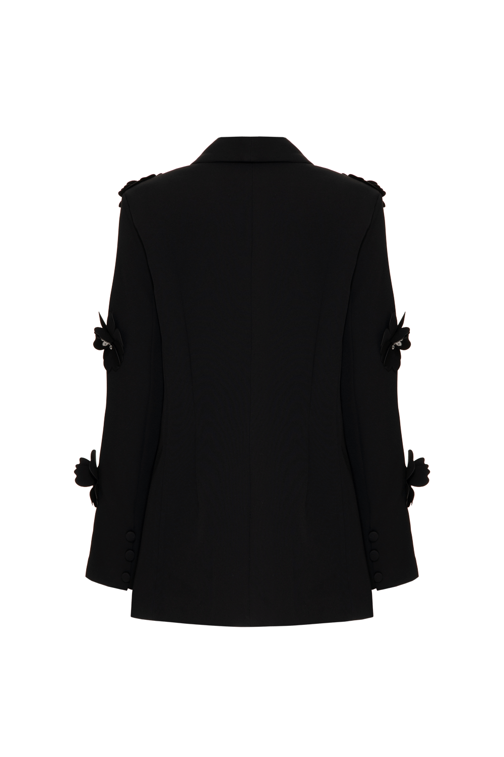 Blazer crepe luxe preto