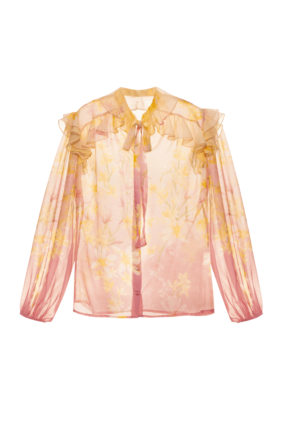 Camisa frésias amarelo