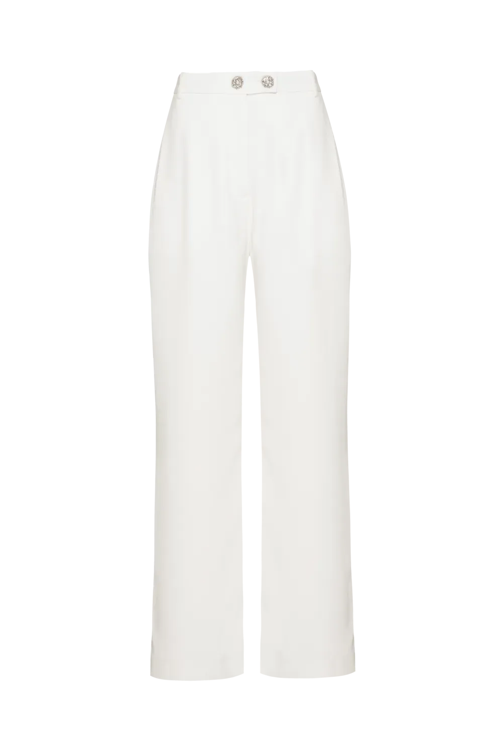 Calça crepe frames off white