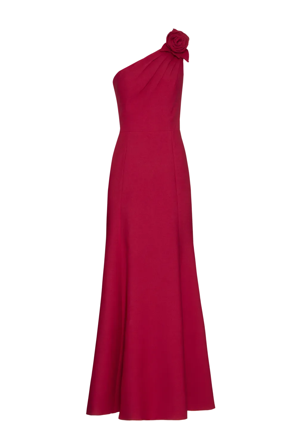 Vestido longo crepe frames vermelho