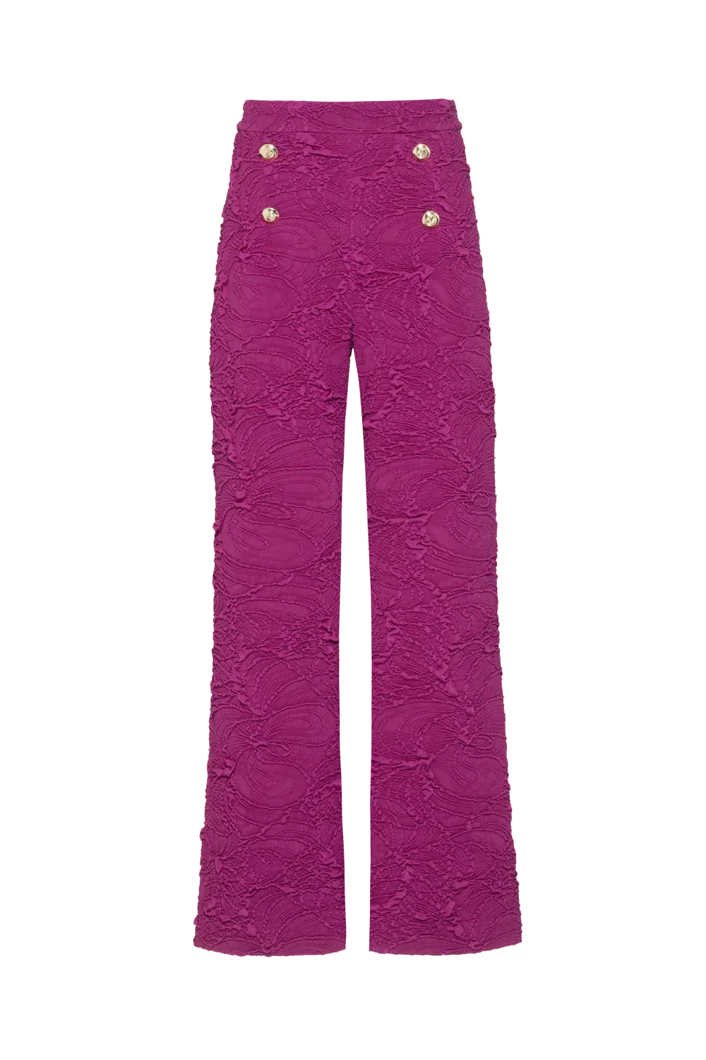 Calça malha jacquard pink