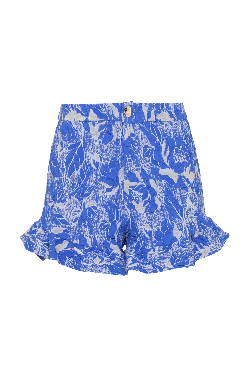 Short jacquard royal azul