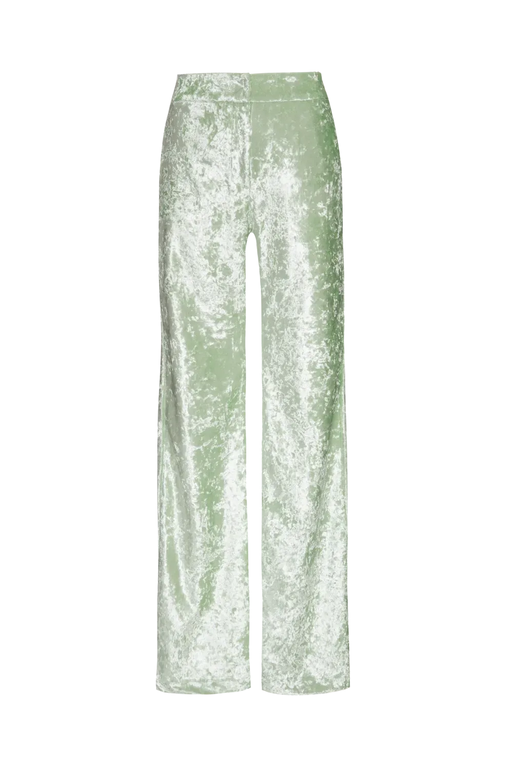 Calça casual velvet verde claro