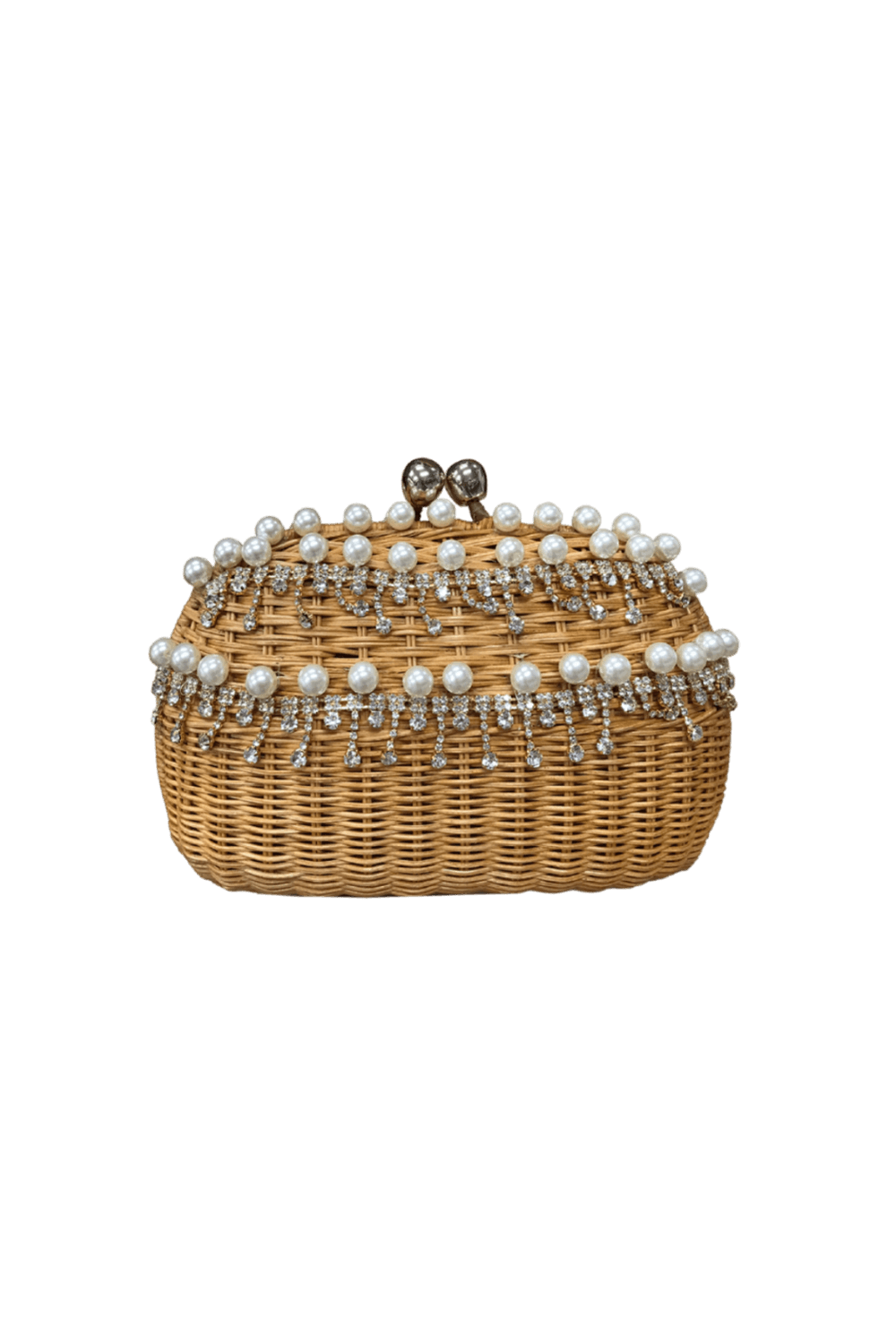 Bolsa clutch hope pearl lt honey / perola