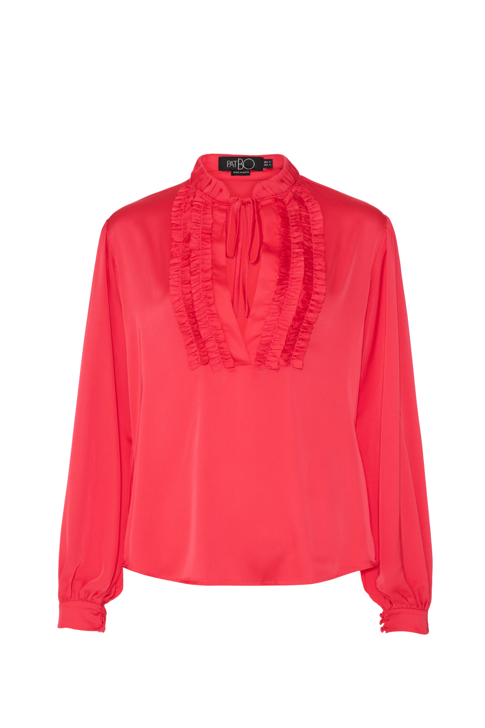 Blusa cetim rafine pink