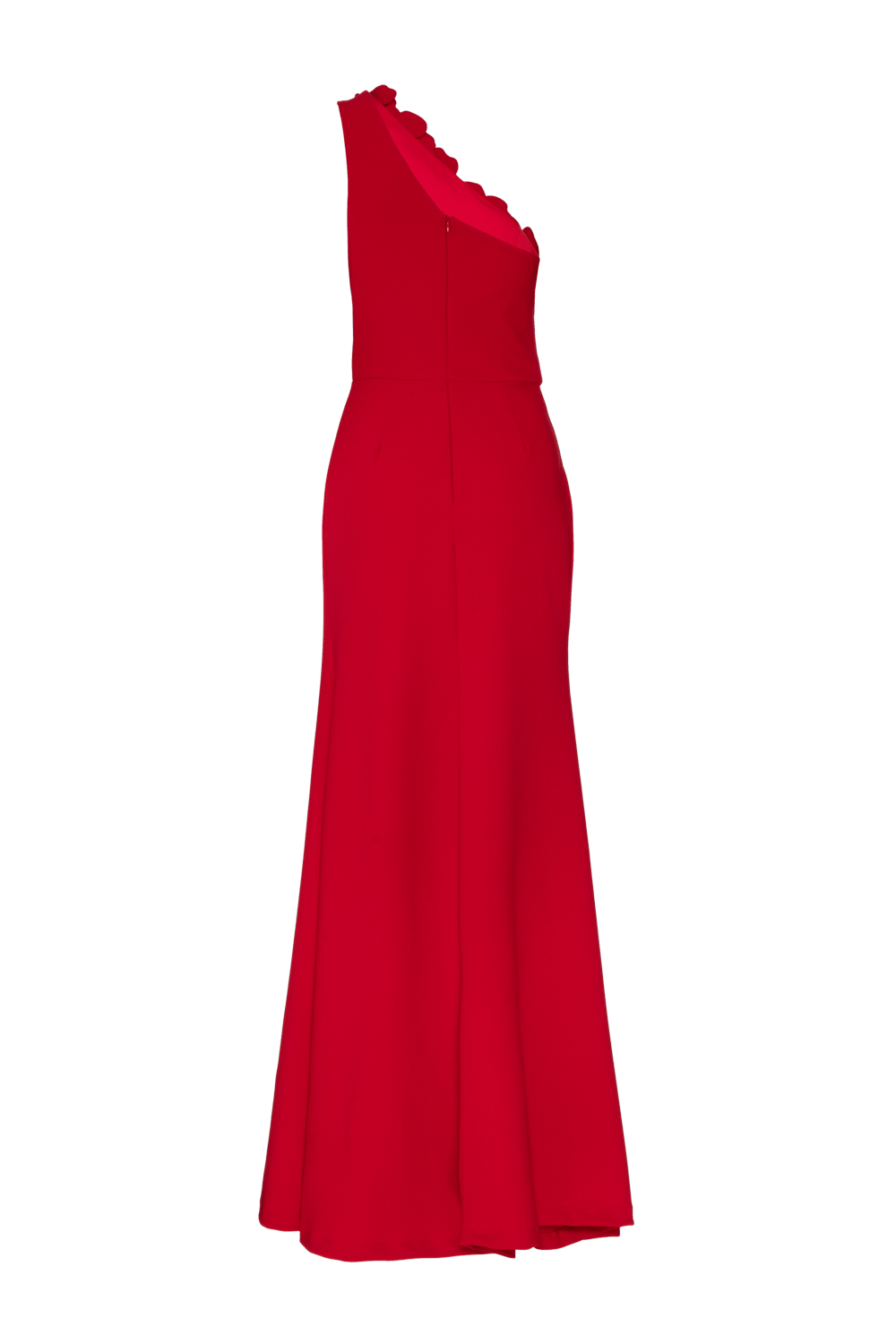 Vestido longo crepe light spot vermelho