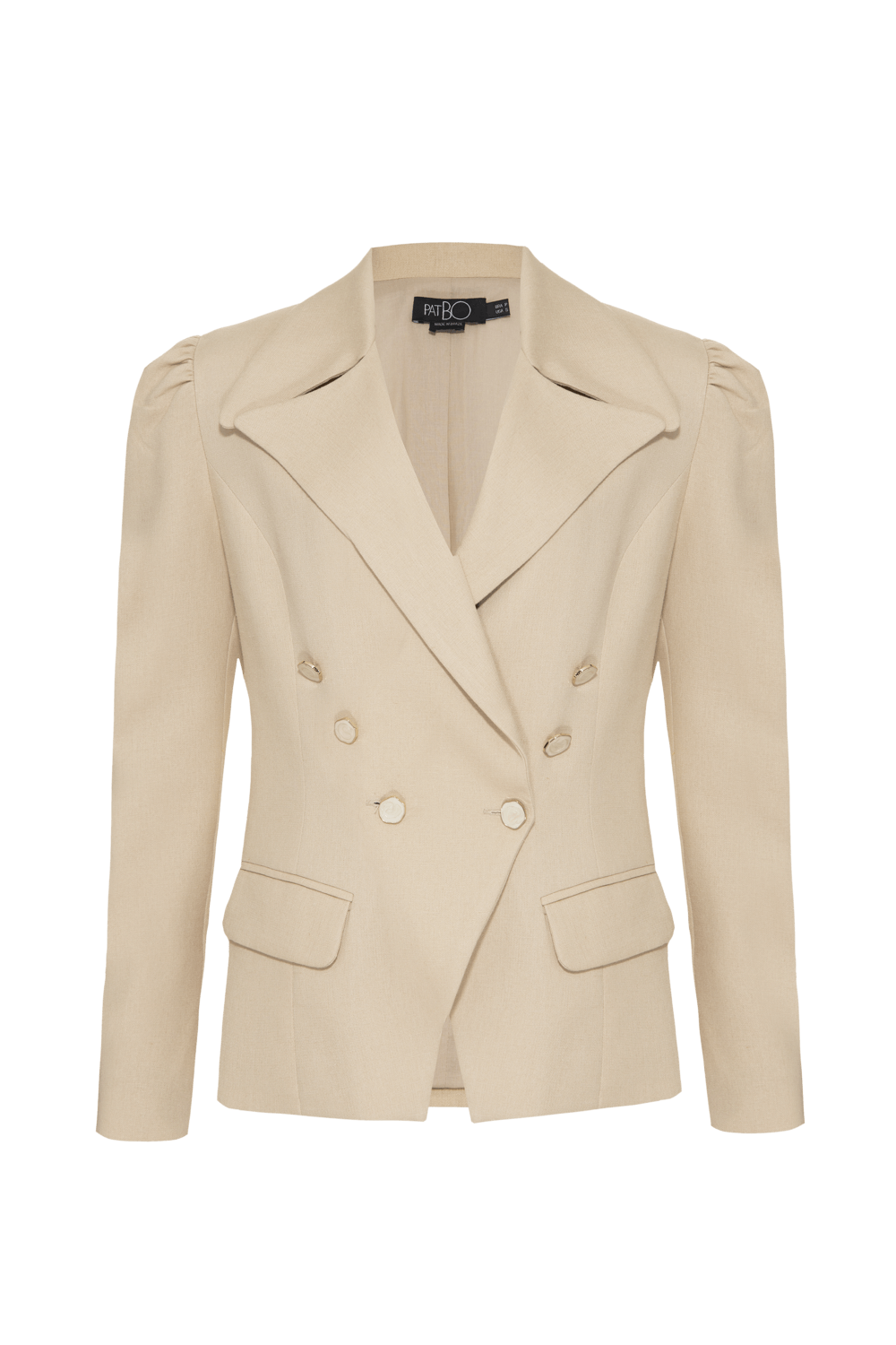 Blazer linho nature bege