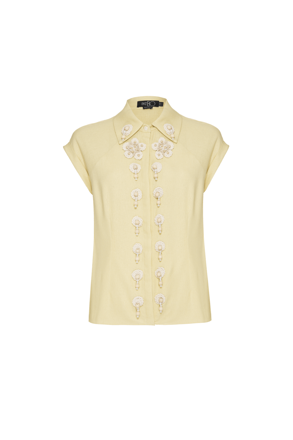 Camisa linho candy amarelo