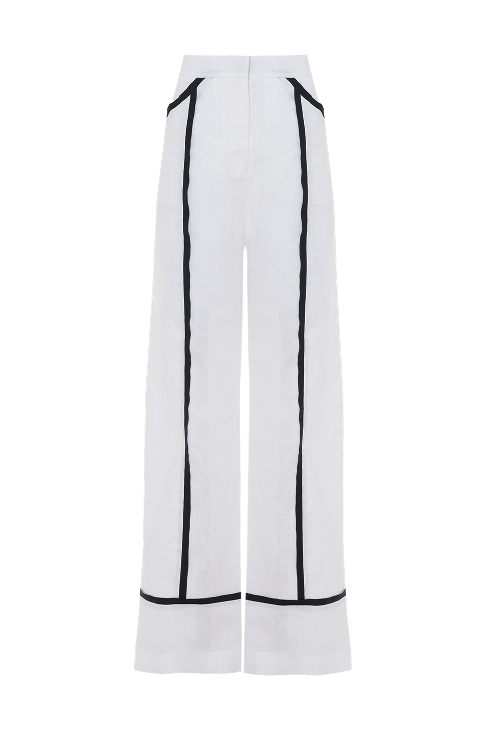 Calça linho brise off white