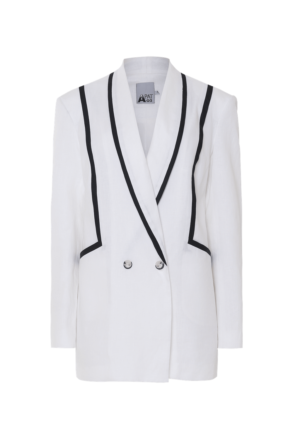 Blazer linho brise off white