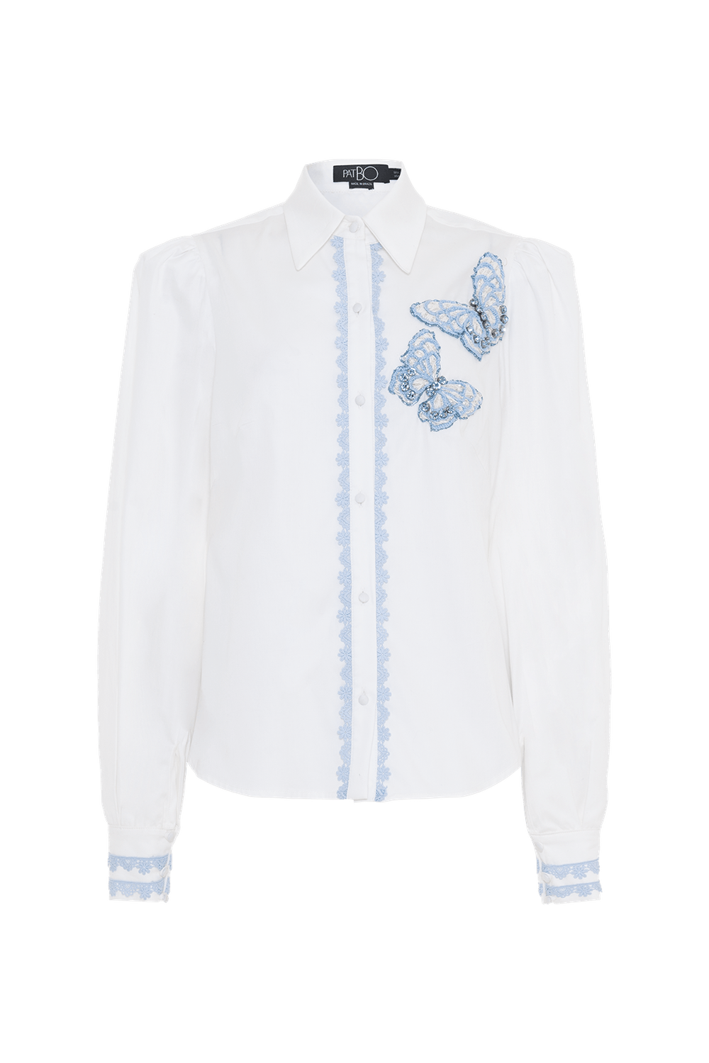 Camisa flutter tricoline  off white