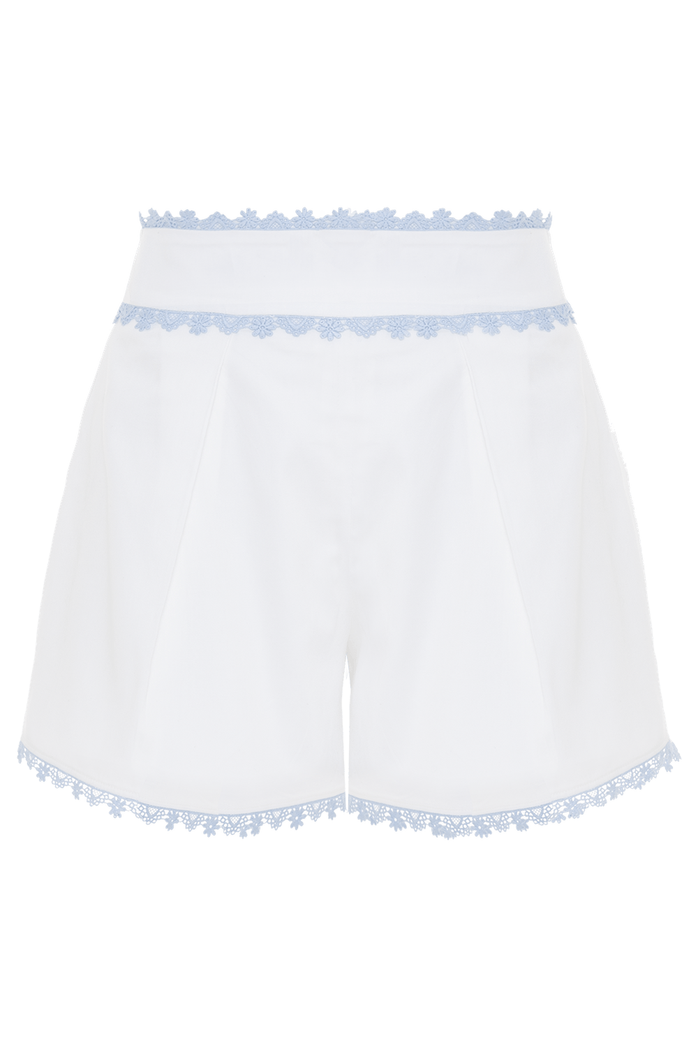 Shorts flutter tricoline  off white